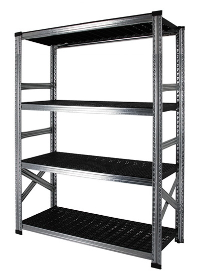 Elément de base 4 tablettes en plastique noir