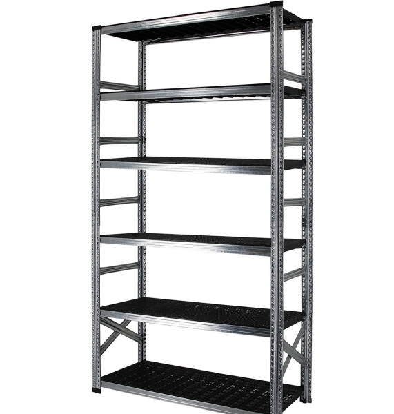 Elément de base 6 tablettes en plastique noir