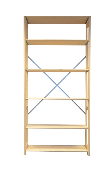 Elément de base 6 tablettes en bois A+