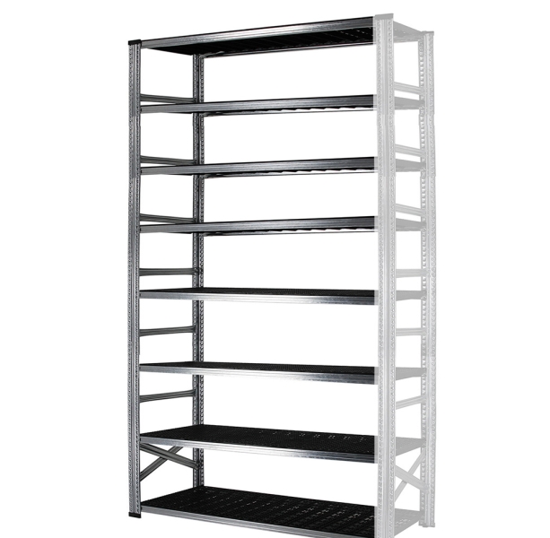 Elément suivant 8 tablettes en plastique noir