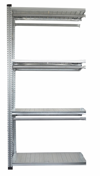 Elément suivant Suspension latérale double.
3 niveaux de barres de confection
4 niveaux de tablettes
