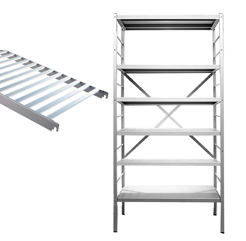 Basisrek 6 aluminium roosterlegborden