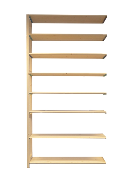 Aanbouwrek 8 legborden volhout A+