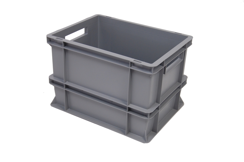 Euronormbak 400x300x270, bodem en zijwanden gesloten