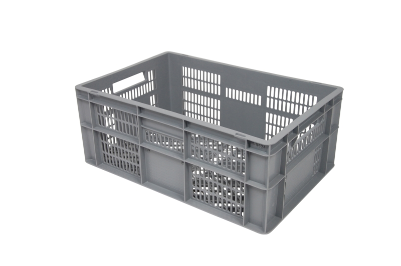 Euronormbak 600x400x240, bodem en zijwanden open