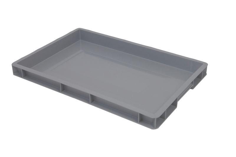 Euronormbak 600x400x50, bodem en zijwanden gesloten