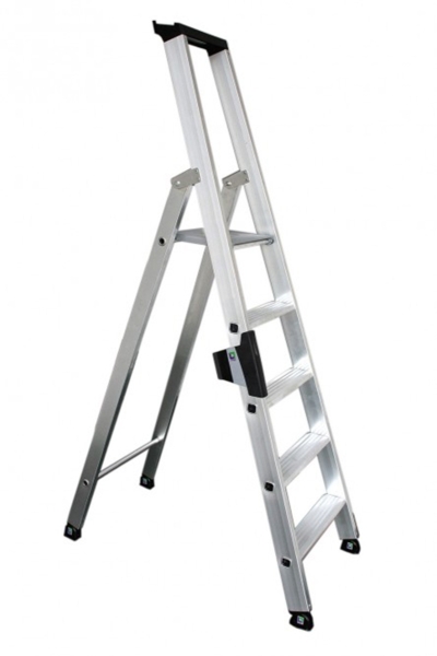 Industrietrap enkelzijdig - 6 treden - werkhoogte 3500 mm