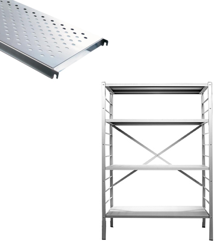 4 perfo legborden inox