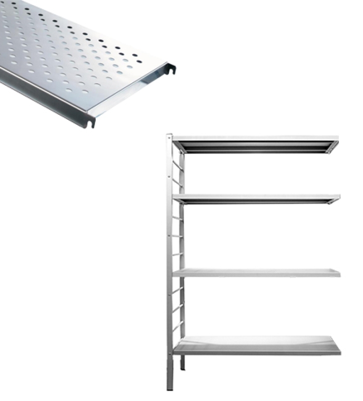 4 perfo legborden inox