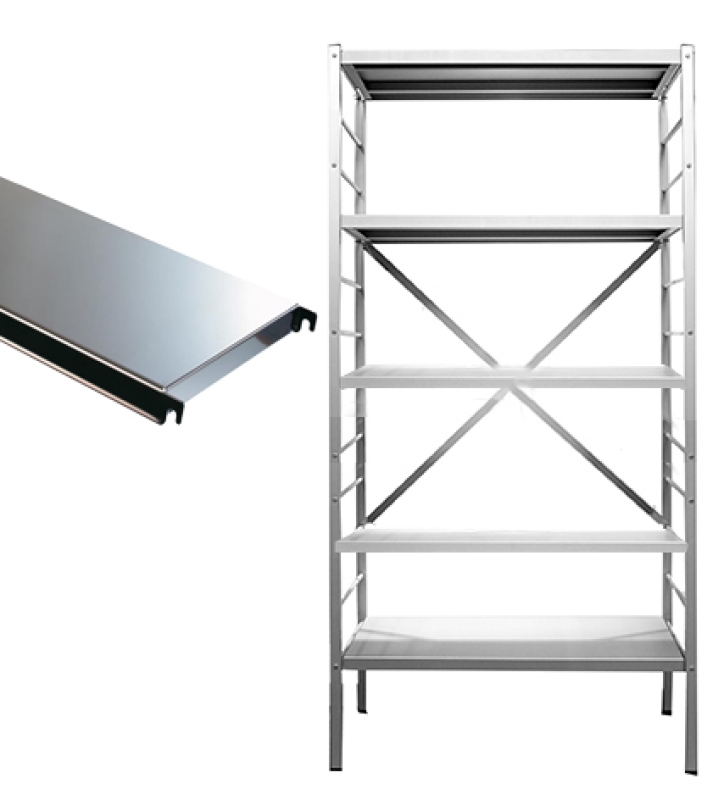 5 legborden inox