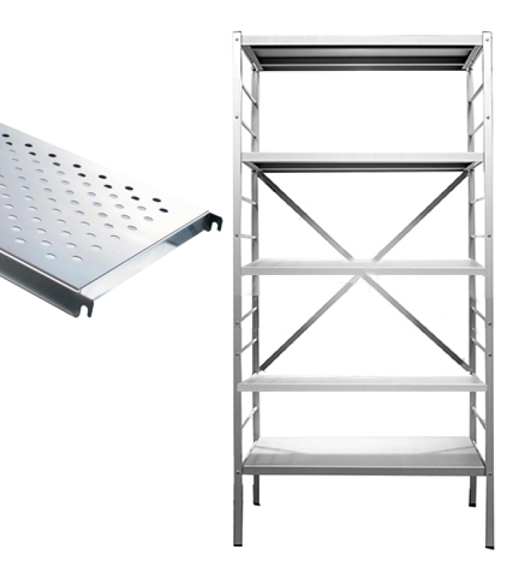 5 perfo legborden inox