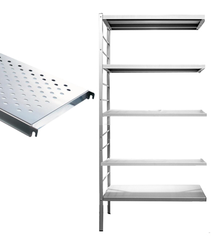 5 perfo legborden inox