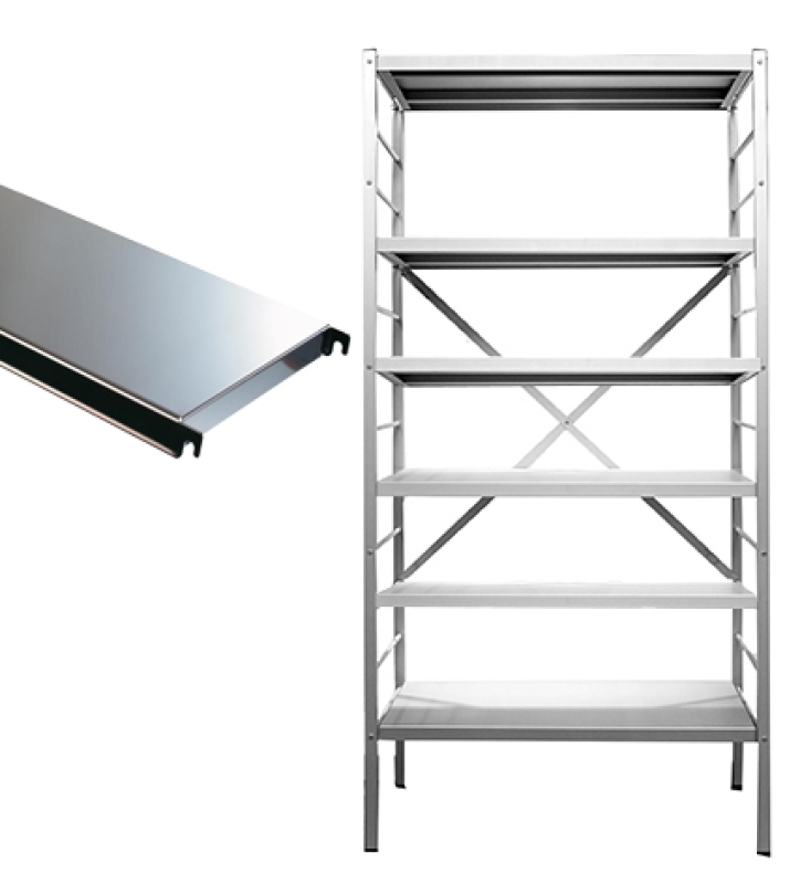 6 legborden inox