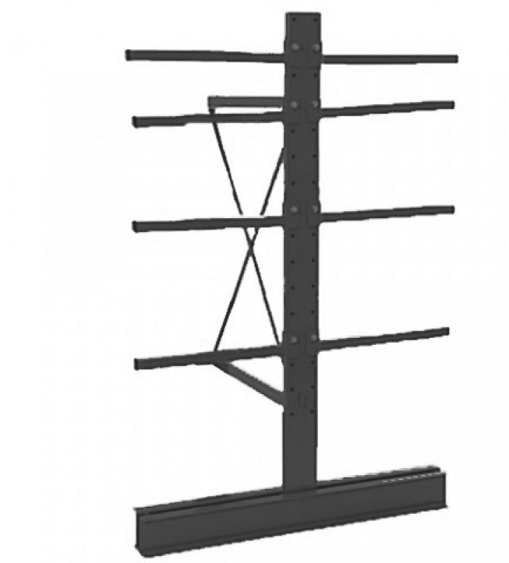 Dubbelzijdig - voet + 4 draagarmen