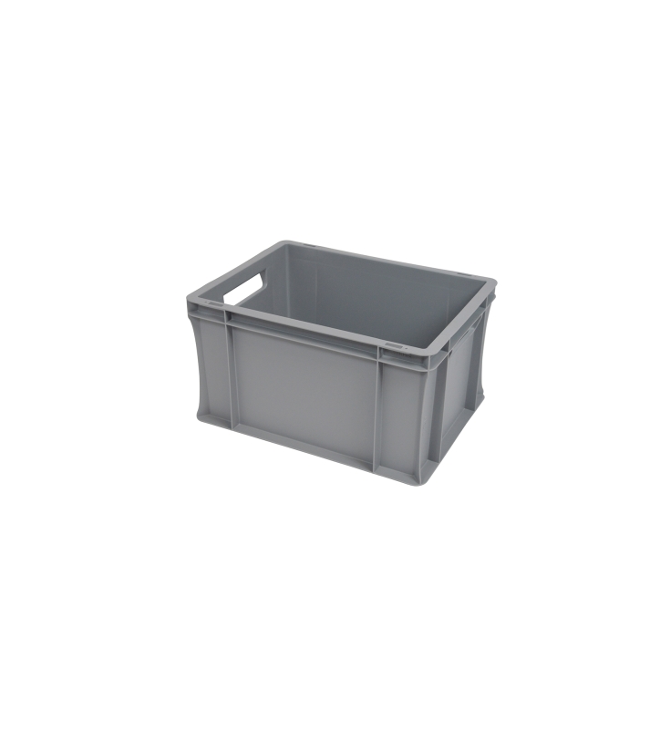 Euronormbak 400x300x220, bodem en zijwanden gesloten