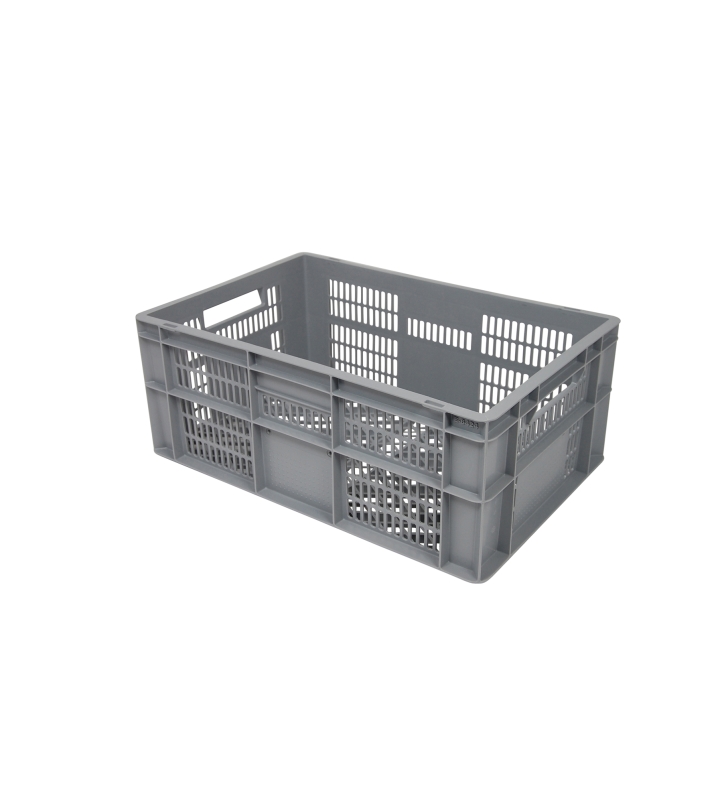 Euronormbak 600x400x240, bodem en zijwanden open