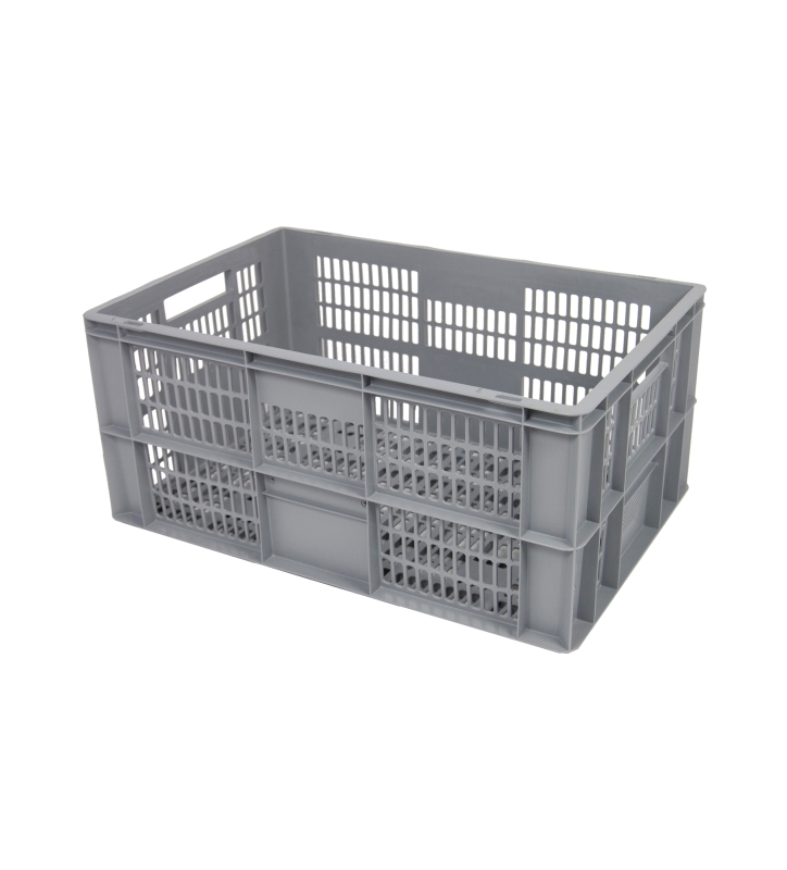 Euronormbak 600x400x270, bodem en zijwanden open