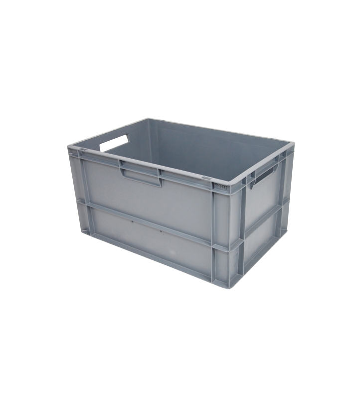 Euronormbak 600x400x320, bodem en wanden gesloten, bolle bodem