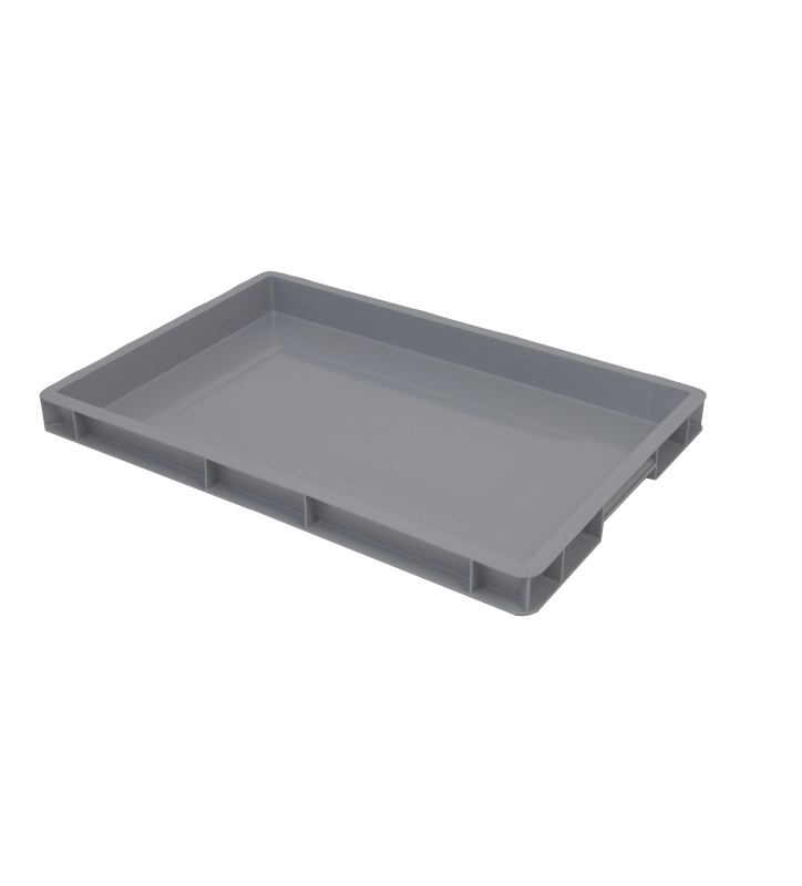 Euronormbak 600x400x50, bodem en zijwanden gesloten
