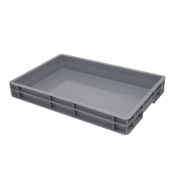Euronormbak 600x400x80, bodem en zijwanden gesloten