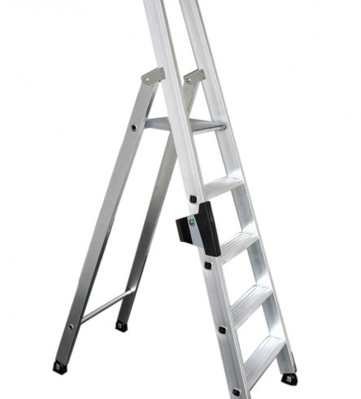 Industrietrap enkelzijdig - 6 treden - werkhoogte 3500 mm