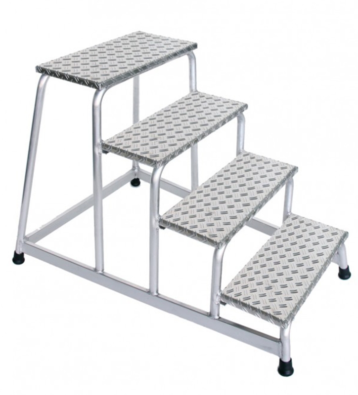 Plateautrap - 4 treden - werkhoogte 2800 mm