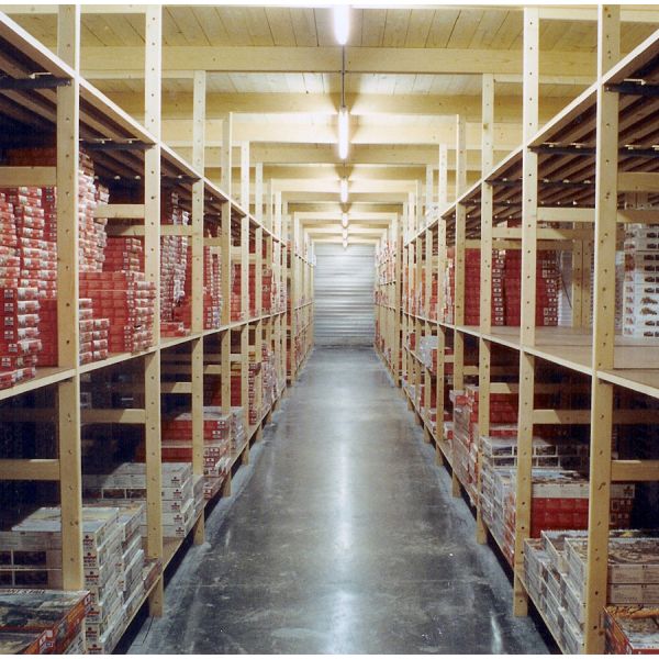 Inox rekken - plastic legvlak