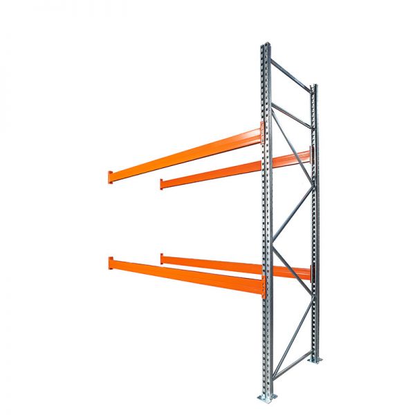 grond + 2 niveaus draagbalken (liggers)
capaciteit: 12 europaletten