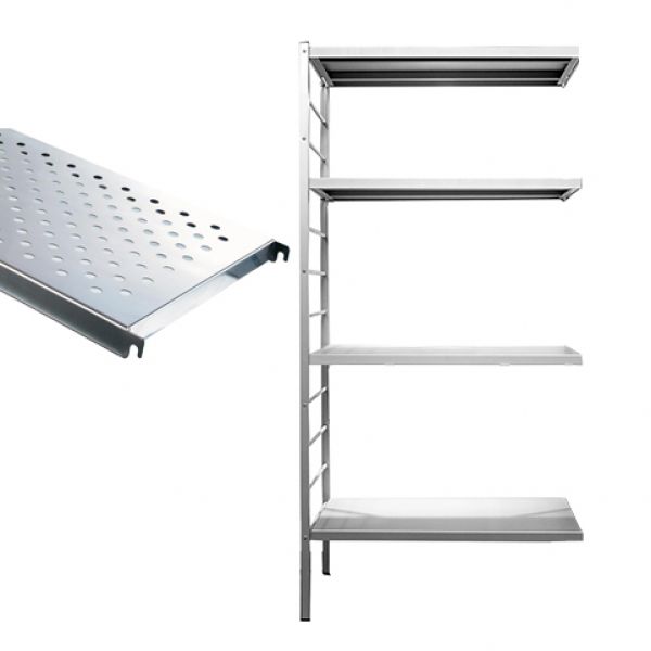 4 perfo legborden inox