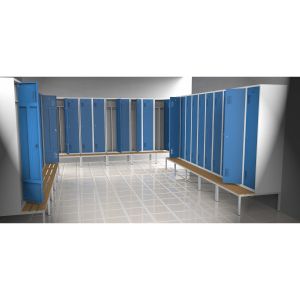 Lockers schoon/vuil